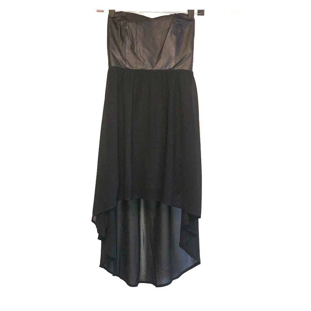 Faux Leather Dress